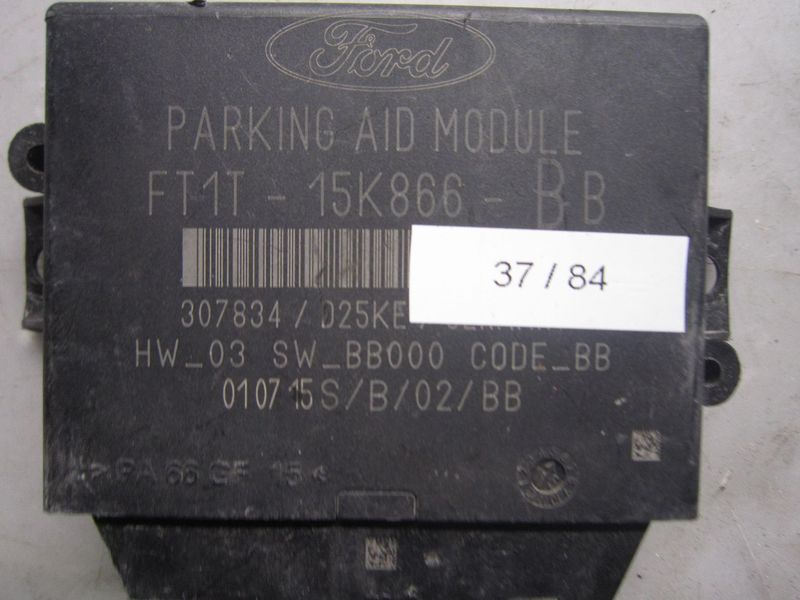 37-84 Centralina sensori parcheggio Ford FT1T-15K866-BB FT1T15K866BB HW : 03 SW: BB000 CODE: BB  FORD  TRANSIT