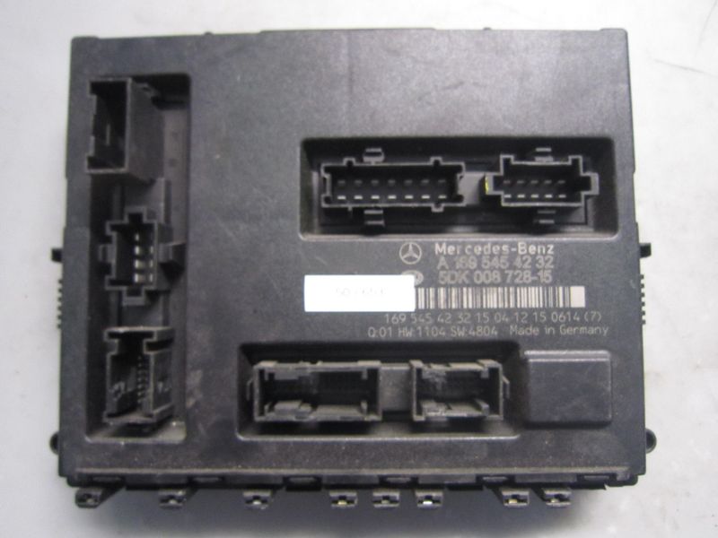 50-653 Body Computer Hella Kg A 169 545 42 32 A1695454232 5DK 008 728-15 SW: 4804 HW: 1104  MERCEDES  Classe A