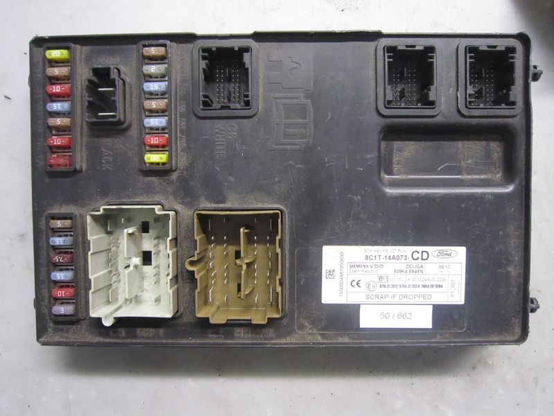 50-662 Body Computer Siemens 8C1T-14A073-CD 8C1T14A073CD 5WK4 8948N DCGA   FORD  TRANSIT