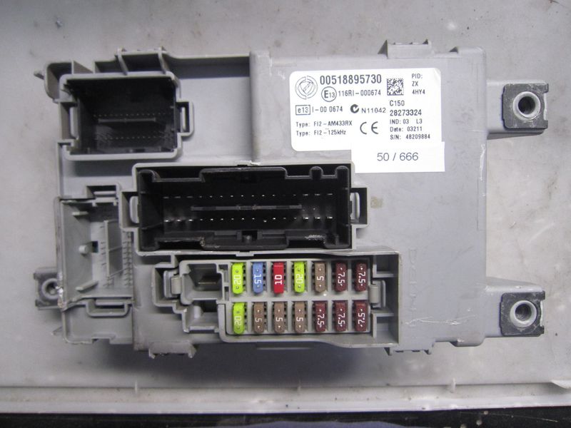 50-666 Body Computer Delphi 00518895730   28273324    FIAT Benzina 500