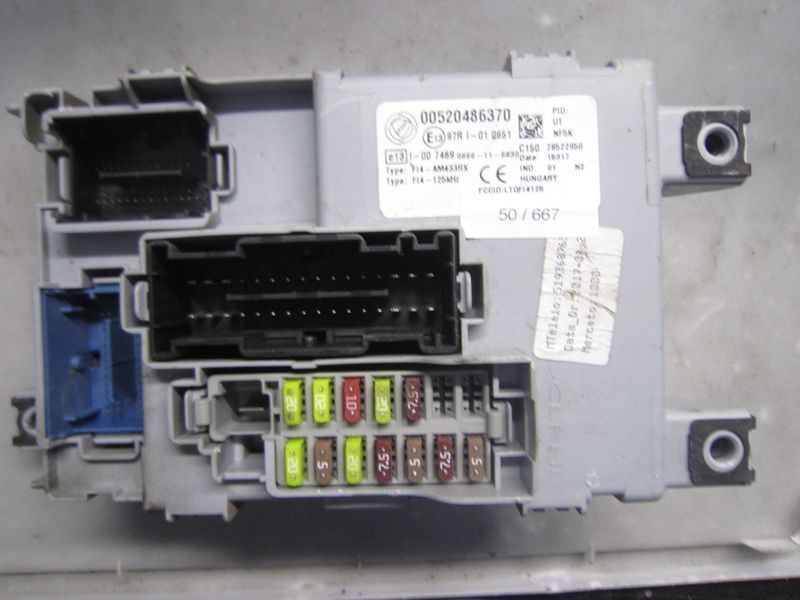 50-667 Body Computer Delphi 00520486370   28522950    FIAT Benzina Panda
