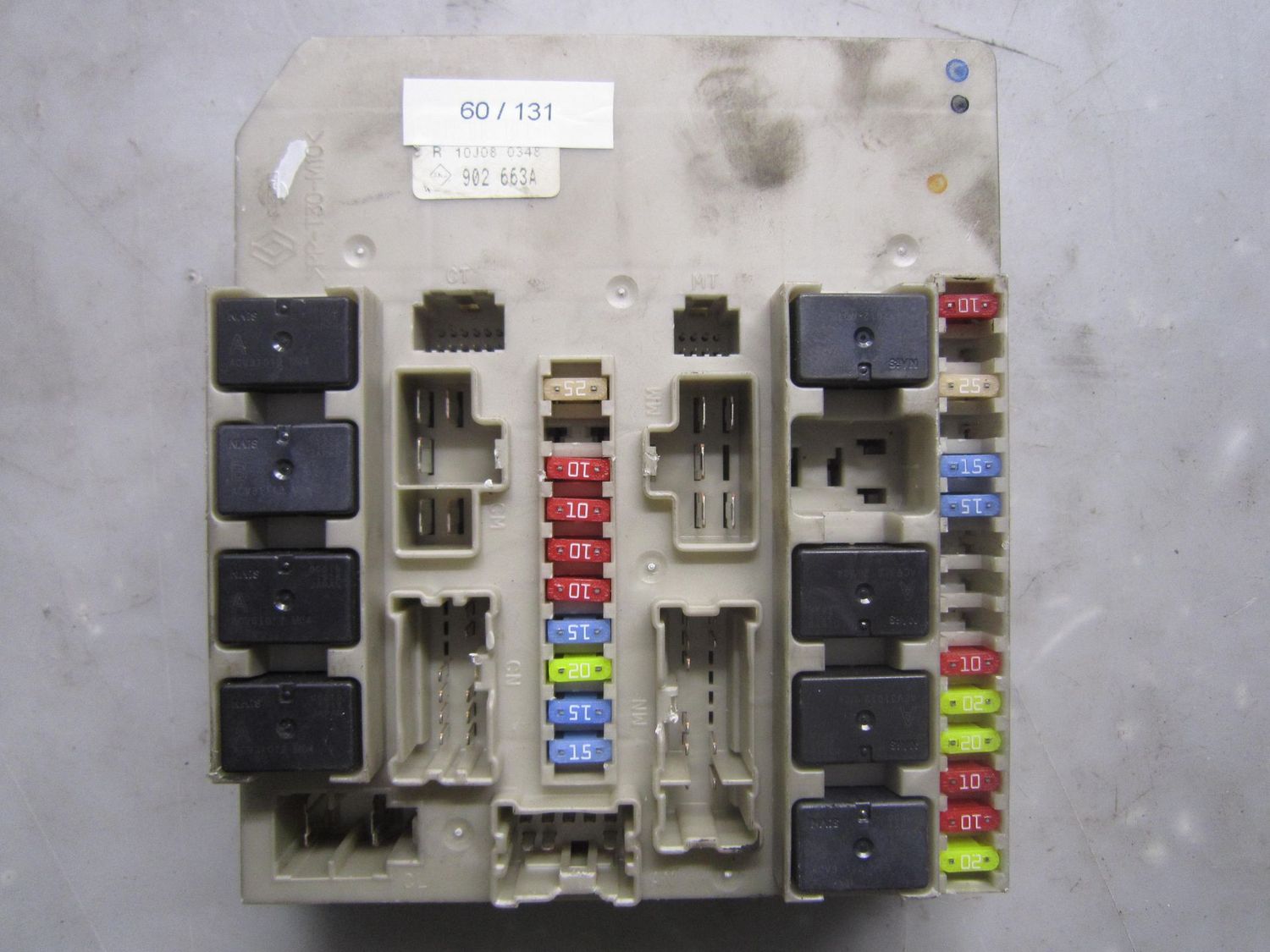 60-131 Scatola Fusibili Renault 902 663A  902663A     RENAULT  Clio