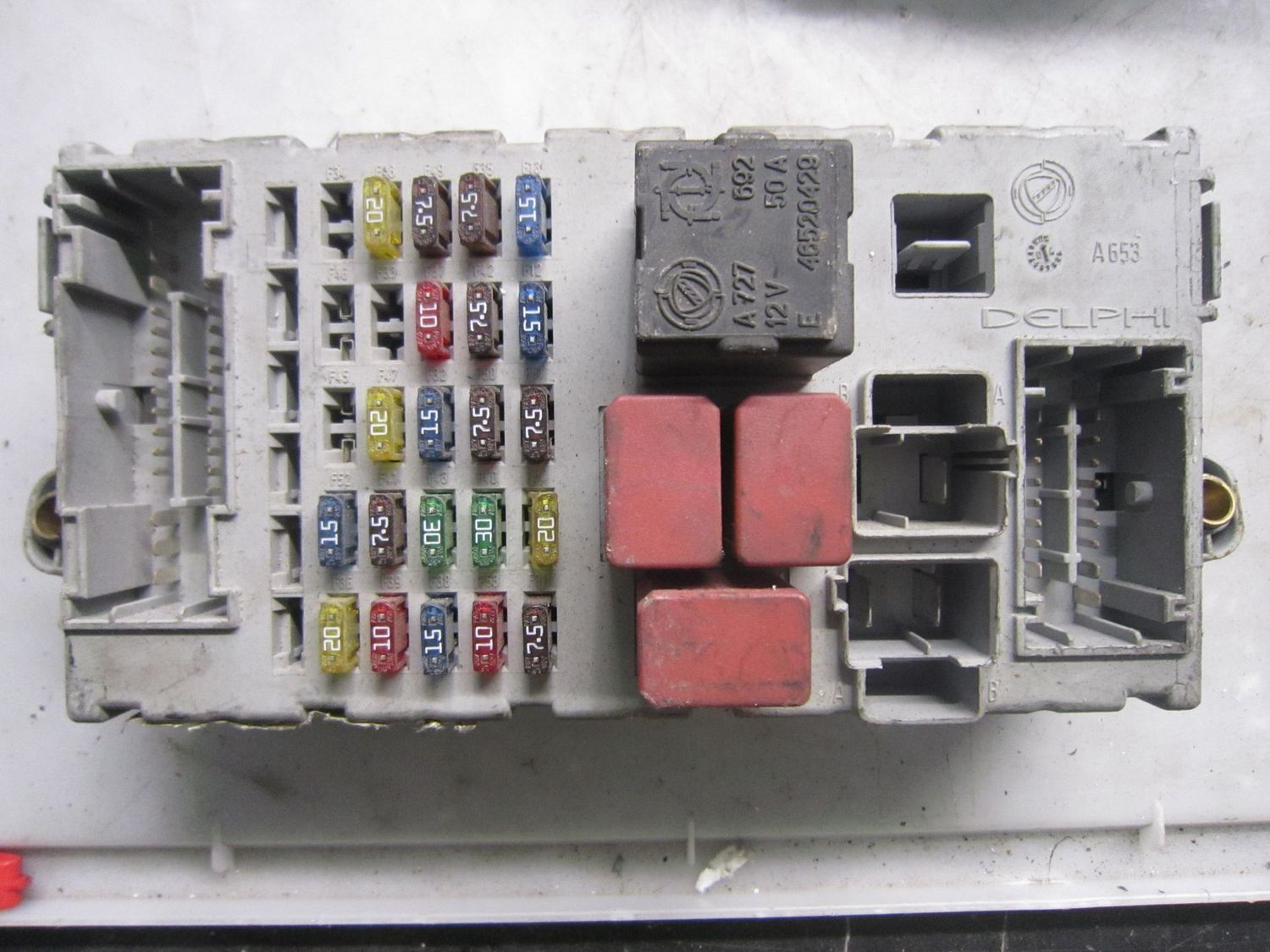 60-346 Scatola Fusibili Delphi 51733919   SOLO PARTE FUSIBILI    LANCIA Diesel Ypsilon