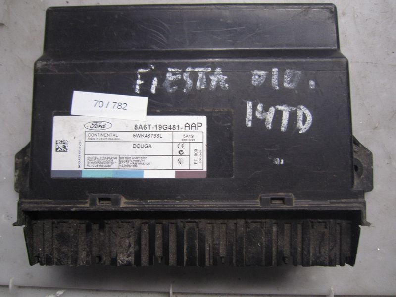 70-782 Centralina Modulo Confort Ford 8A6T-19G481-AAP 8A6T19G481AAP 5WK48798L DCUGA   FORD  FIESTA