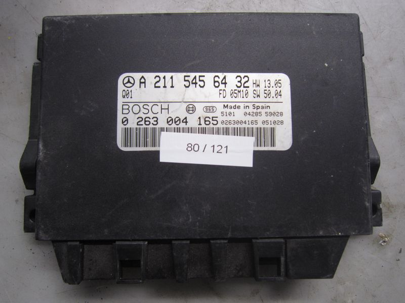 80-121 Modulo Controllo Della Trasmissione Bosch 0 263 004 165 0263004165 A 211 545 64 32 Q04 HW 26.02 SW 41.00 MERCEDES  CLASSE E