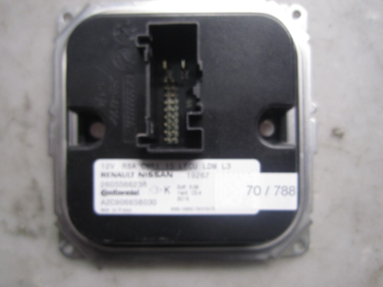 70-788 Centralina Fari Continental 260556623R   A2C906658030    RENAULT  VARIE