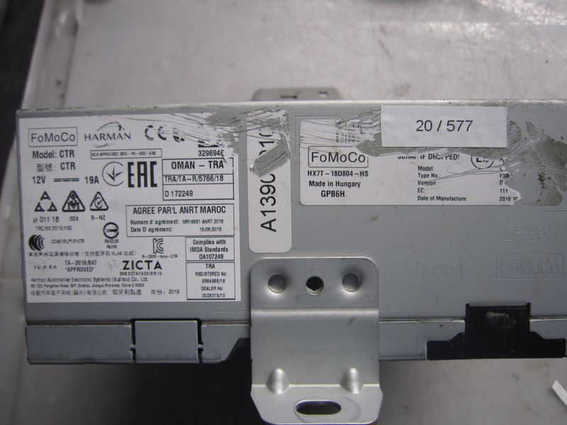 20-577 Autoradio Fomoco HX7T-18D804-HS HX7T18D804HS     FORD  ECOSPORT