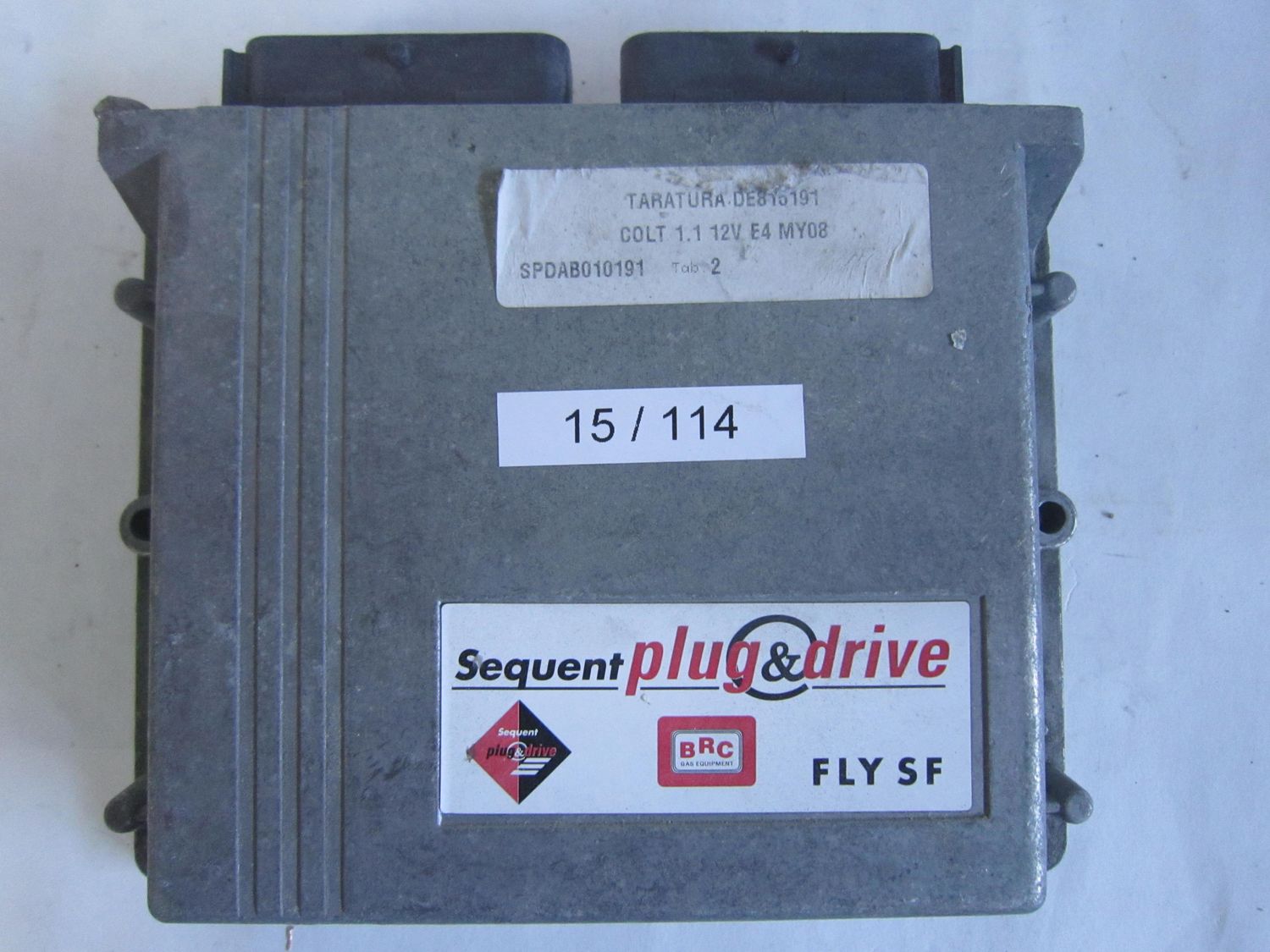 15-114 Centralina Gas Gpl Brc SEQUENT FLY SF SEQUENTFLYSF DE815191 SPDAB010191   MITSUBISHI Benzina / Gpl Colt