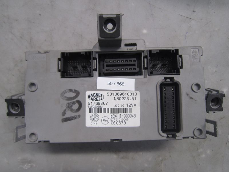 50-668 Body Computer Magneti Marelli 501869610010   NBC223.51 51769367   FIAT  DOBLO'