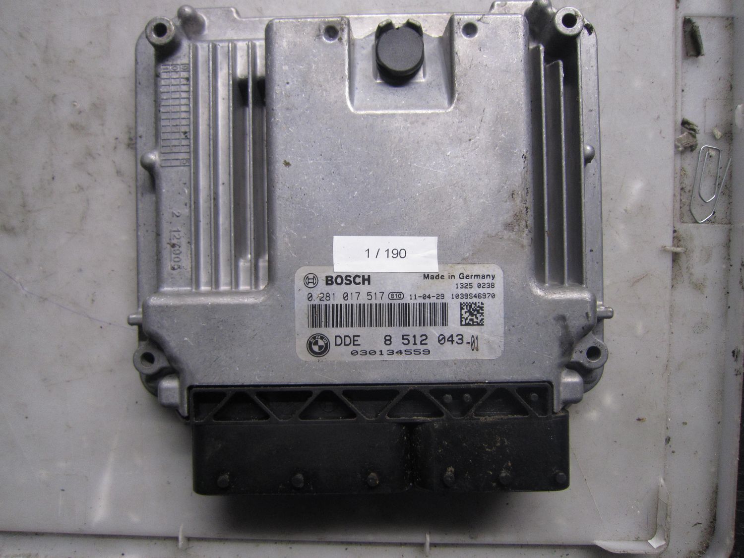1-190 Centralina Motore Bosch 0 281 017 517 0281017517 8 512 043 1039S46970   BMW Diesel SERIE 3