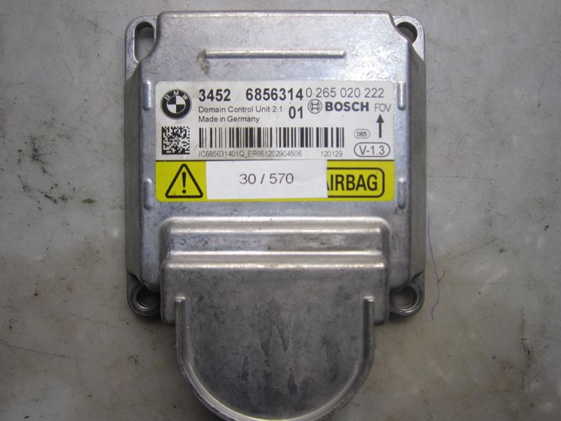 30-570 Centralina Airbag Bosch 0 265 020 222 0265020222 3452 6856314 01   BMW  SERIE 3