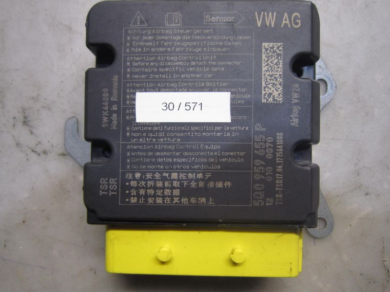 30-571 Centralina Airbag Volkswagen 5Q0 959 655 P 5Q0959655P 5WK44880 VM20   AUDI  TT