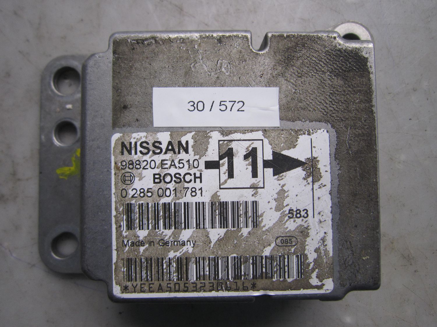 30-572 Centralina Airbag Bosch 0 285 001 781 0285001781 98820- EA510 11   NISSAN  PATHFINDER