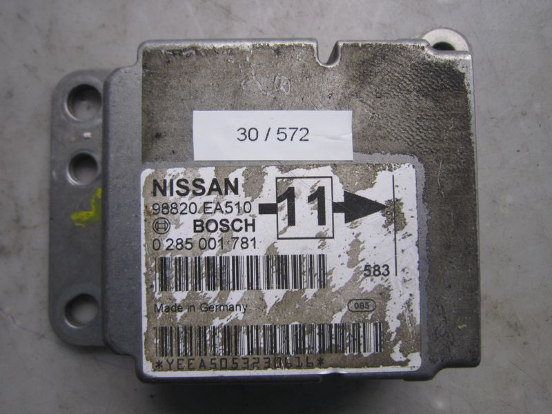 30-572 Centralina Airbag Bosch 0 285 001 781 0285001781 98820- EA510 11   NISSAN  PATHFINDER