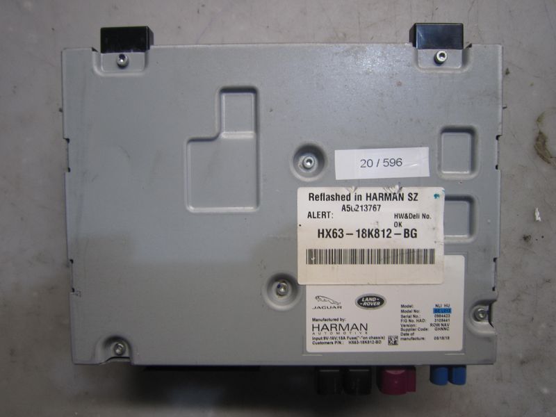 20-596 Autoradio Harman HX63-18K812-BG HX6318K812BG BE L013 NLI HU   LAND ROVER  DISCOVERY