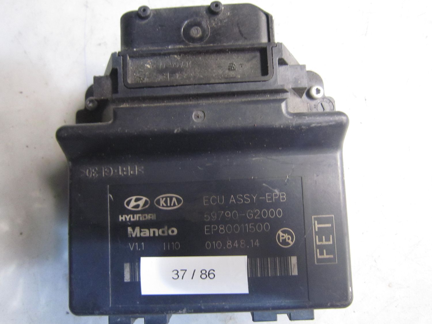 37-86 Centralina sensori parcheggio Mando 59790-G2000 59790G2000 EP80011500 010.848.14 V 1.1  HYUNDAI Elettrica IONIQ