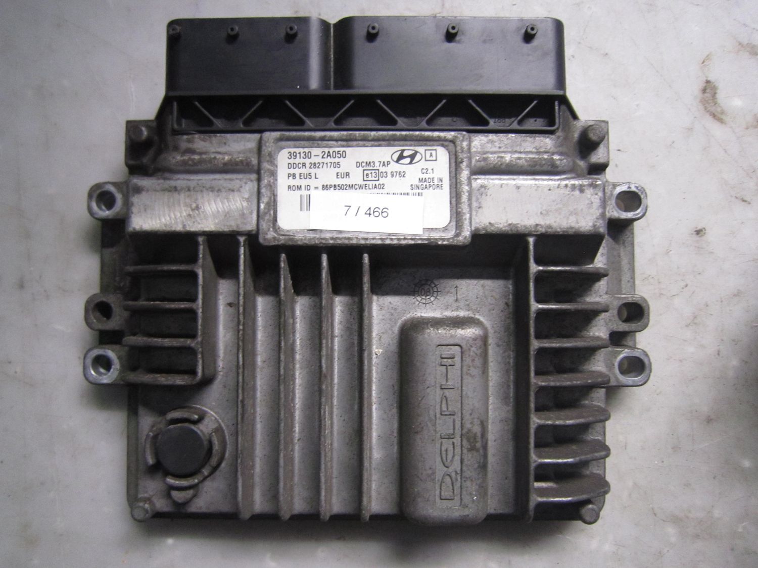 7-466 Centralina Motore Delphi 39130-2A050 391302A050 DDCR 28271705 DCM3.7AP   HYUNDAI Diesel I 20