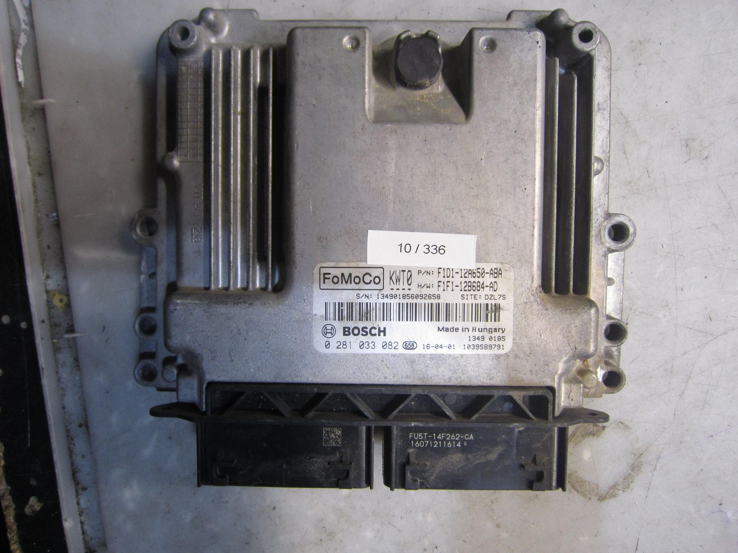 10-336 Centralina Motore Bosch 0 281 033 082 0281033082 F1D1-12A650-ABA 1039S89791 F1F1-12B684-AD  FORD  VARIE