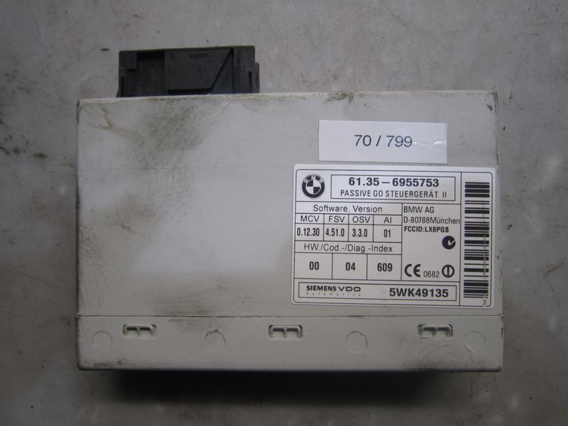 70-799 Modulo Chiusura Centralizzata Siemens 5WK49135   6135 6955753 FCCID:LX8PGS   BMW  SERIE 1