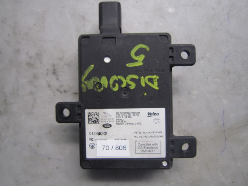 70-806 Modulo Radarsensor Valeo HPLA-14F152-AG HPLA14F152AG MBHL2 BAAABAC   LAND ROVER  VARIE