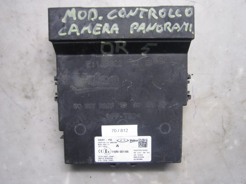 70-812 Modulo Telecamera Valeo T15-3600210BA T153600210BA PS2A-C1 2AAS2-PS2MC1 HW: 2.A.4 SW: 15.6 DR  5