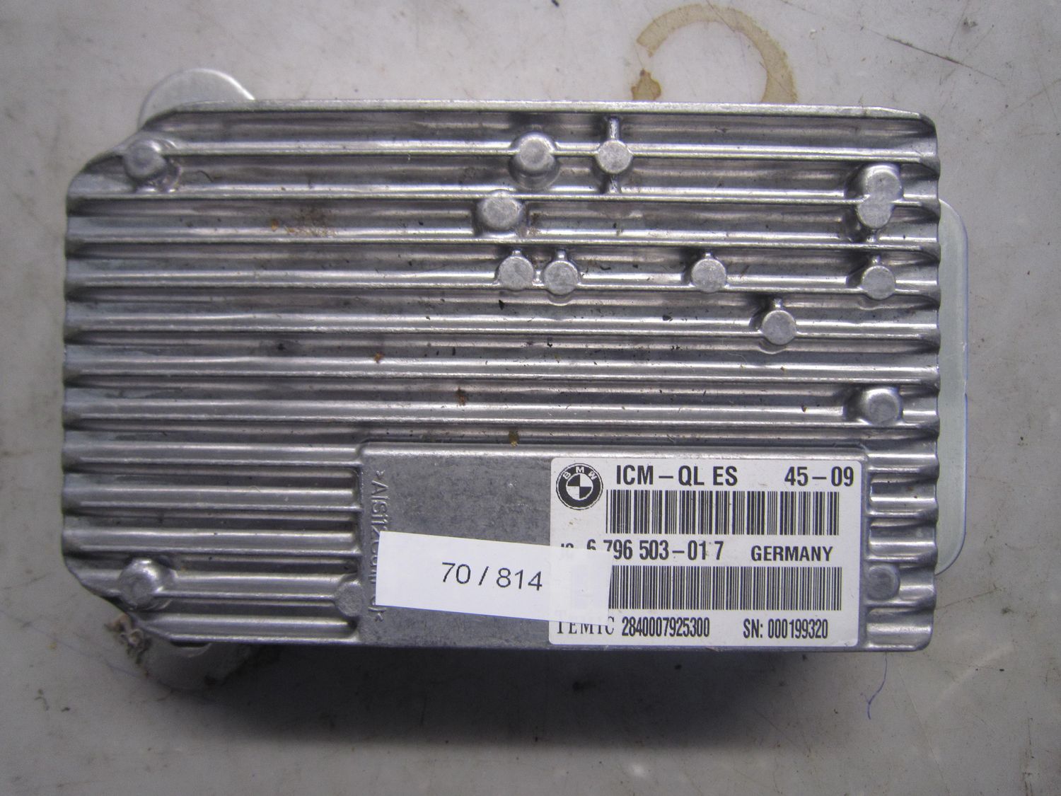 70-814 Modulo di Controllo Temic 6 796 503-01 7 6796503017 ICM-QL ES 2840007925300   BMW  SERIE 5