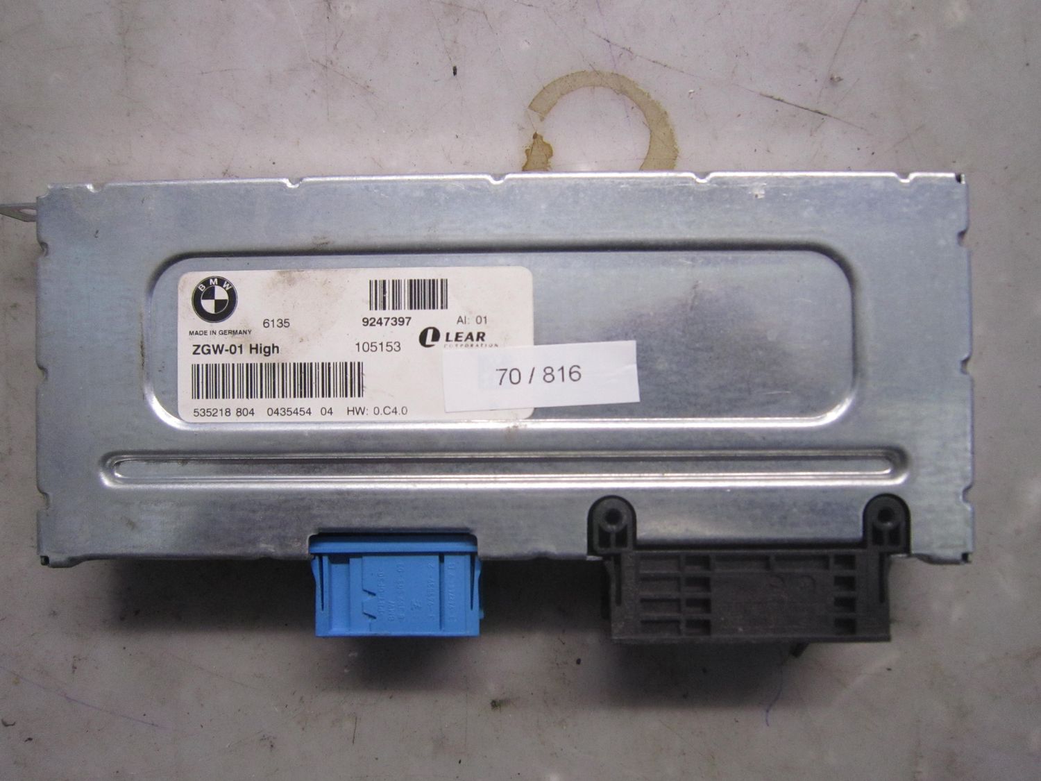 70-816 Modulo Gateway Lear 9247397   ZGW-01 HIGH    BMW  VARIE