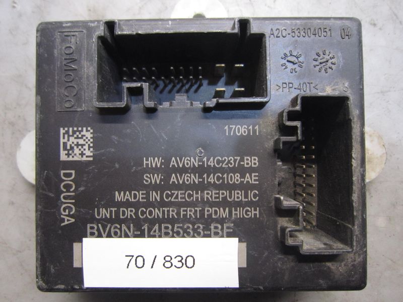 70-830 Centralina Porte Fomoco BV6N-14B533-BF BV6N14B533BF AV6N-14C237-BB AV6N-14C108-AE   FORD  Varie