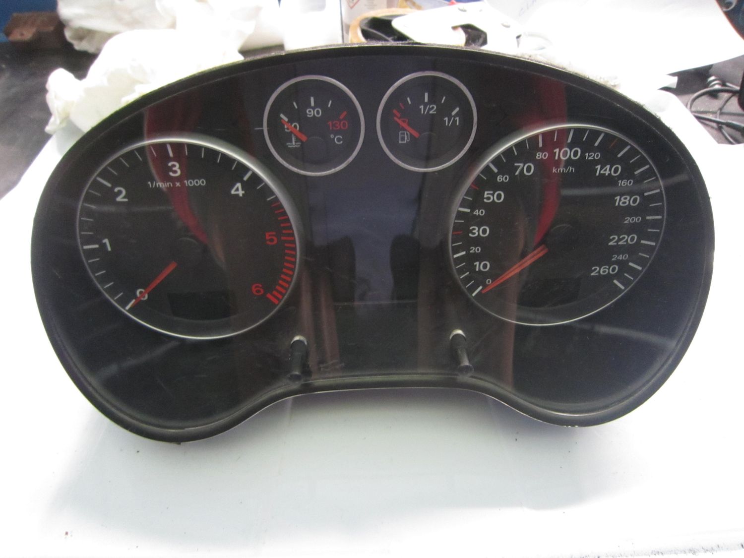 40-528 Quadro Strumenti / Contachilometri Siemens 8P0 920 930 K 8P0920930K A2C53080296 110.080.297/003   AUDI Diesel A 3