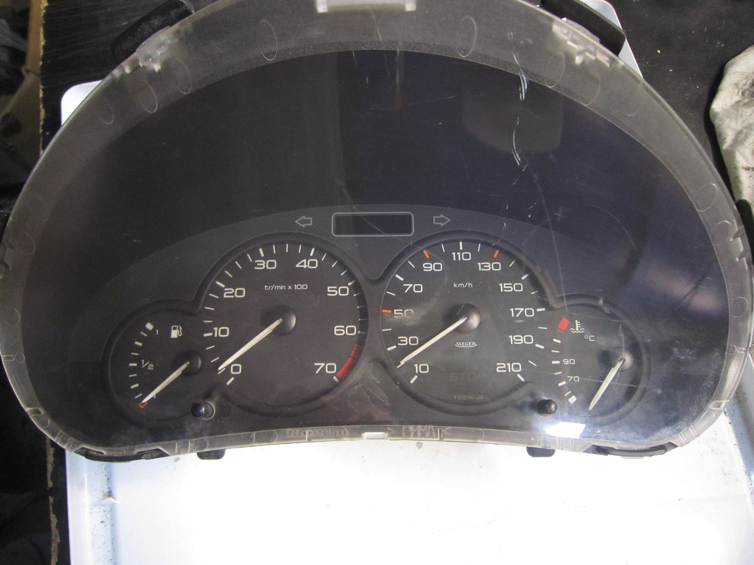 40-547 Quadro Strumenti / Contachilometri Jaeger 9651740100       PEUGEOT Benzina 206