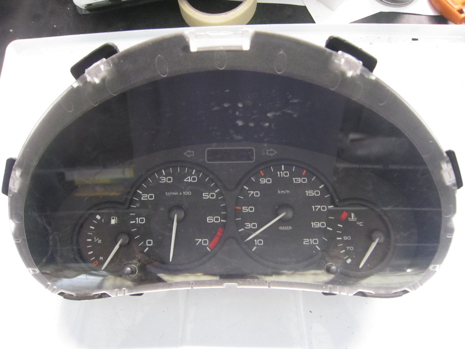 40-536 Quadro Strumenti / Contachilometri Jaeger 555003000       PEUGEOT Benzina 206