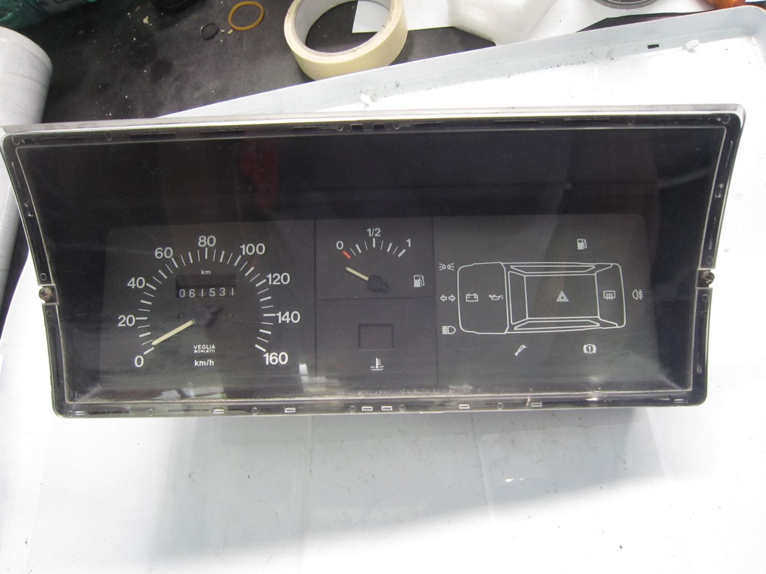 40-537 Quadro Strumenti / Contachilometri Veglia 60-6020-003-0 6060200030     FIAT Benzina PANDA