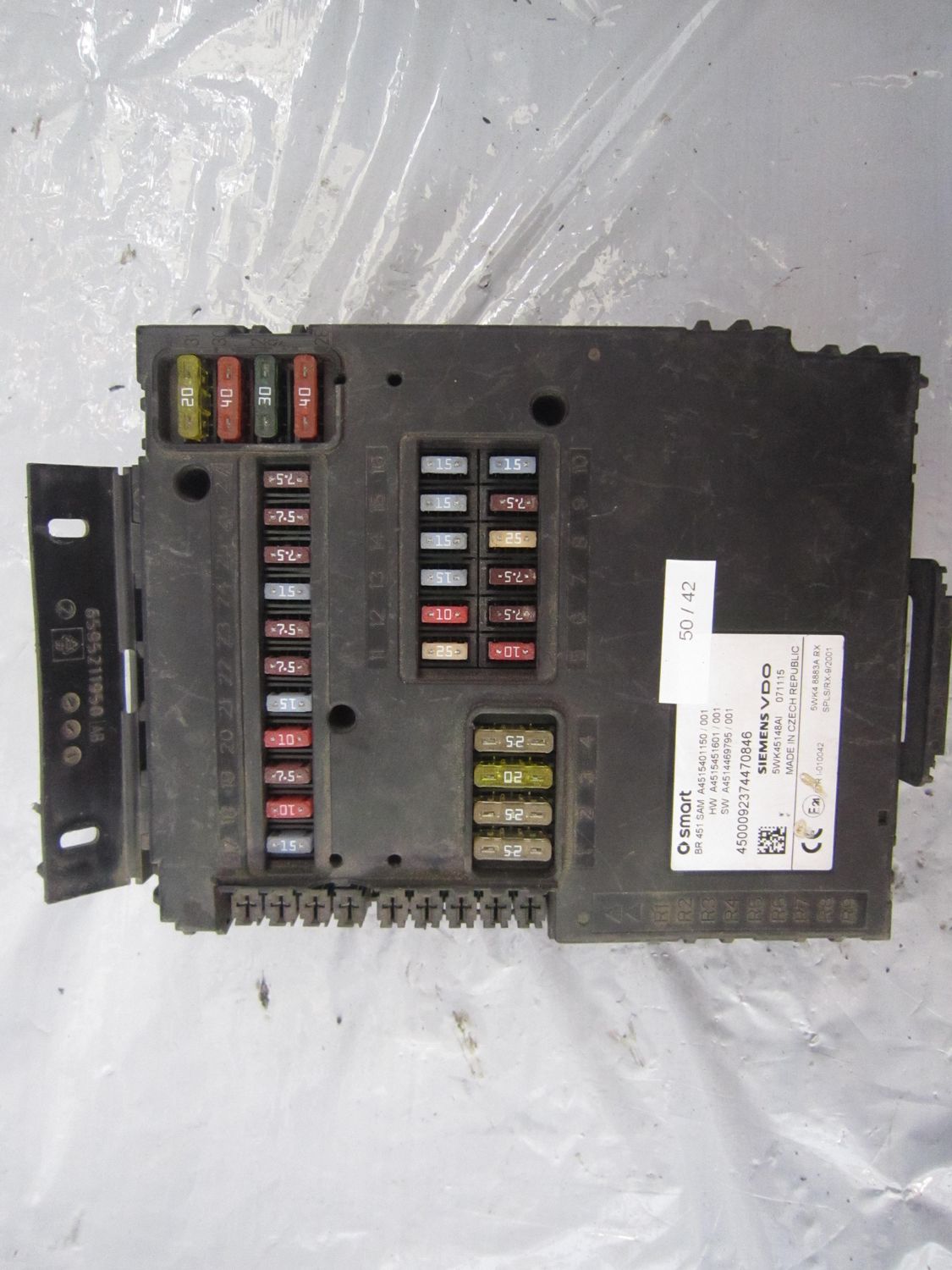 50-42 Body Computer Siemens 5WK45148AI   A4515401150 SW A4514469795 HW A4515451601  SMART  451