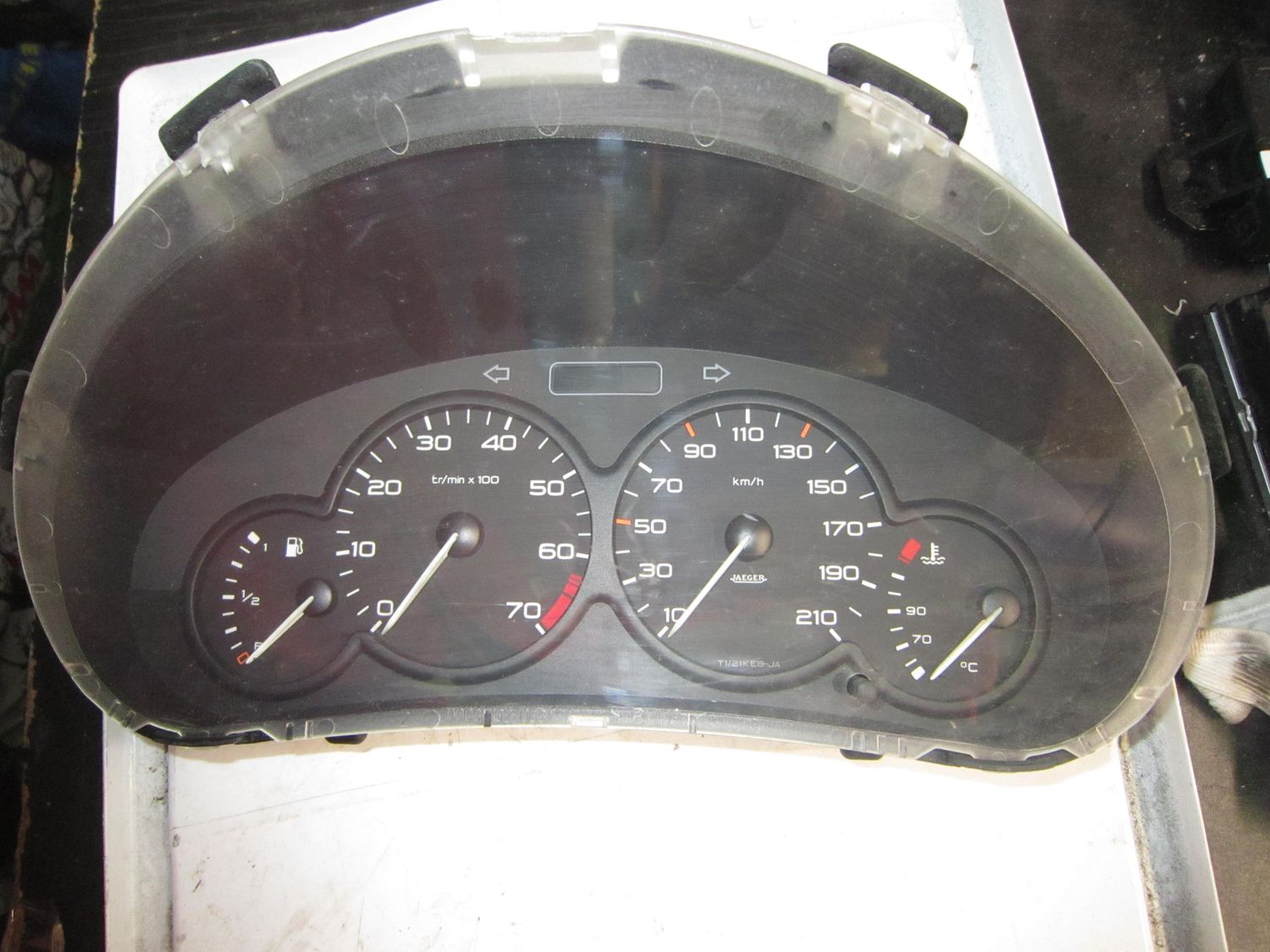 40-588 Quadro Strumenti / Contachilometri Jaeger 0903 196 2021 09031962021 96/349/611/80    PEUGEOT Benzina 206