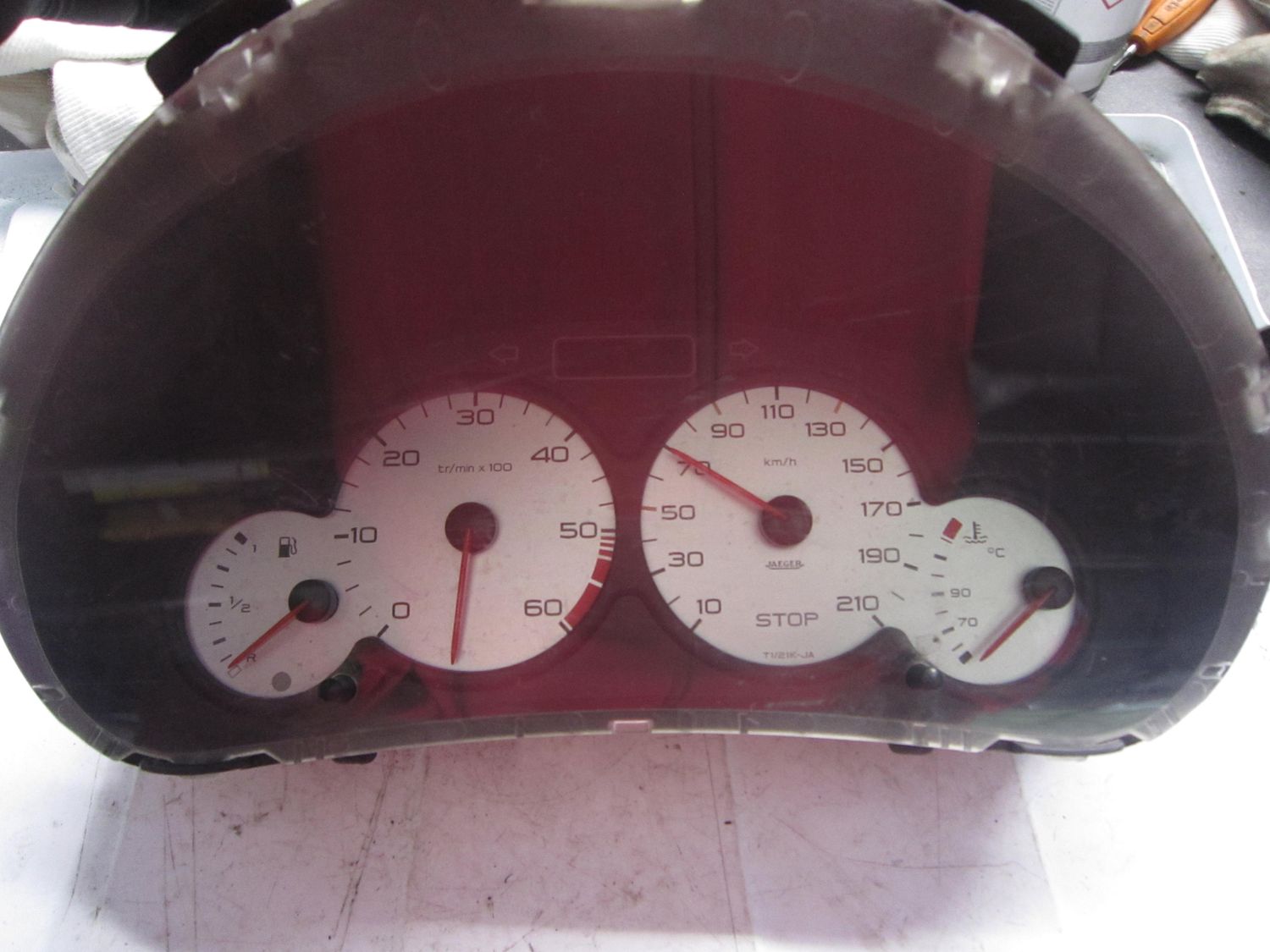 40-592 Quadro Strumenti / Contachilometri Jaeger 9648 8365 80 9648836580 5550003000    PEUGEOT Diesel 206