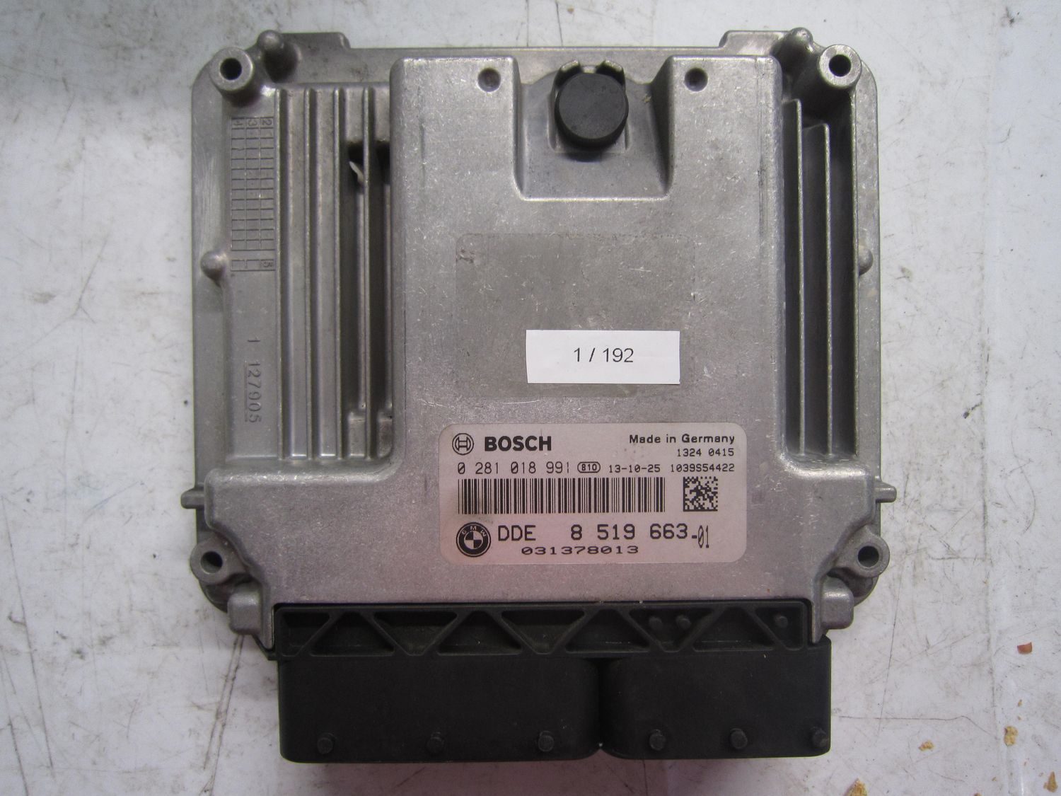 1-192 Centralina Motore Bosch 0 281 018 991 0281018991 8 519 663 1039S54422   MINI Diesel Cooper