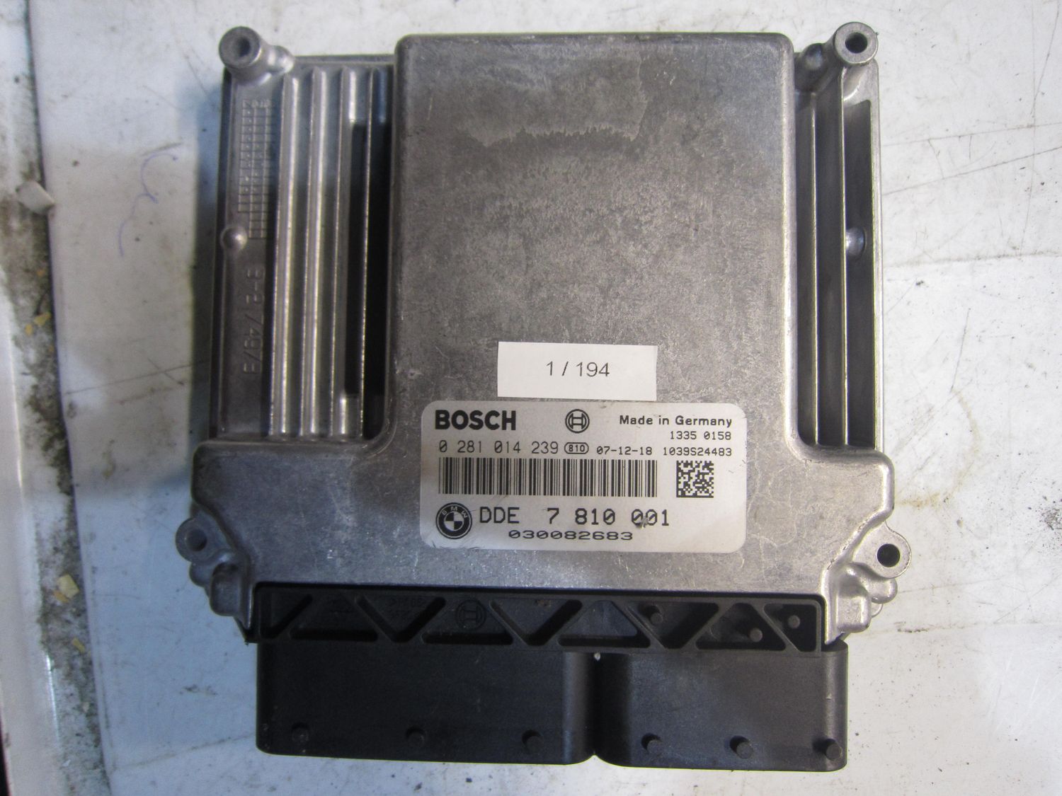 1-194 Centralina Motore Bosch 0 281 014 239 0281014239 7 810 001 1039S24483   BMW Diesel Serie X