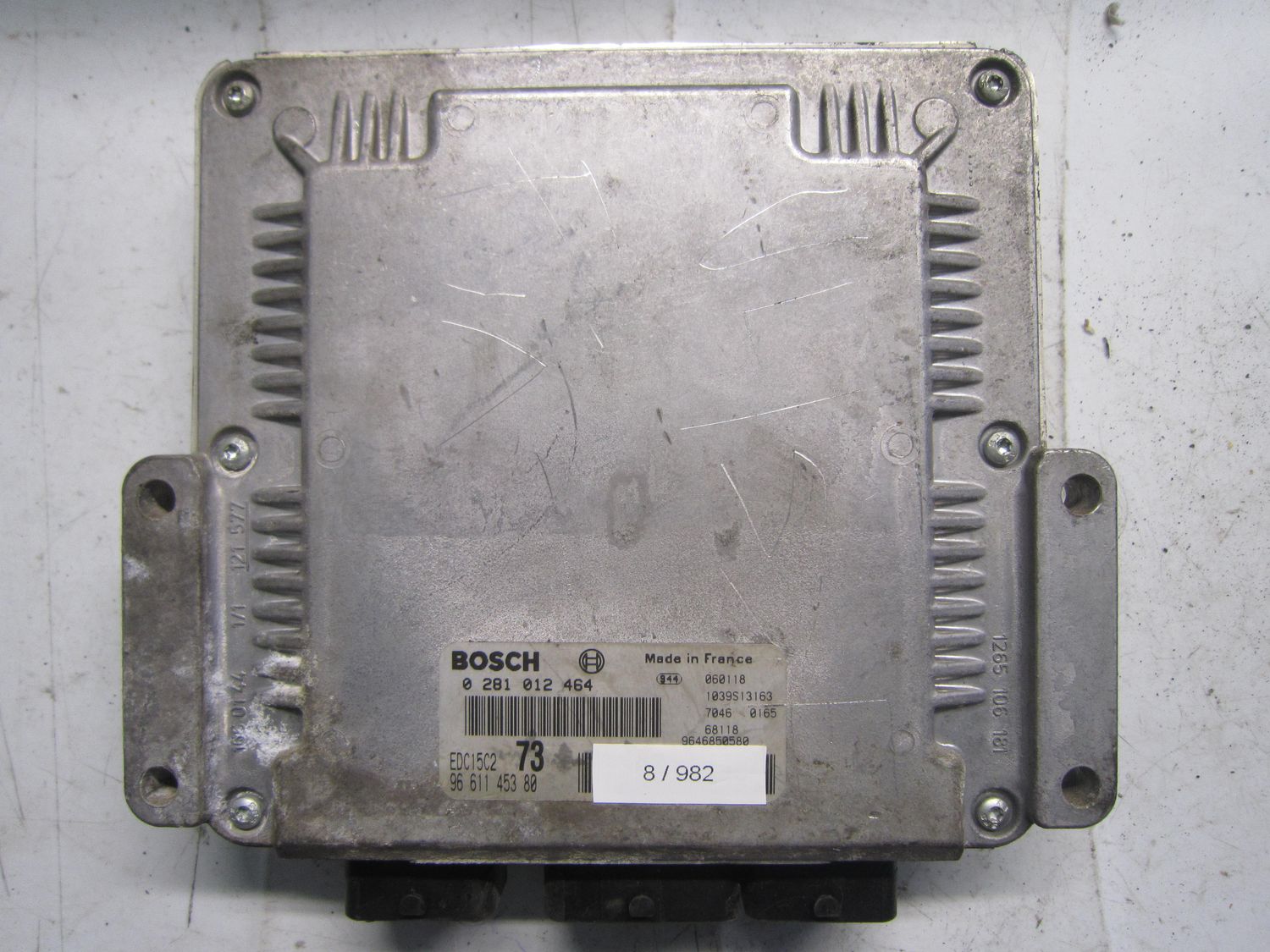 8-982 Centralina Motore Bosch 0 281 012 464 0281012464 96 611 453 80 1039S13163 EDC15C2  FIAT Diesel ULYSSE