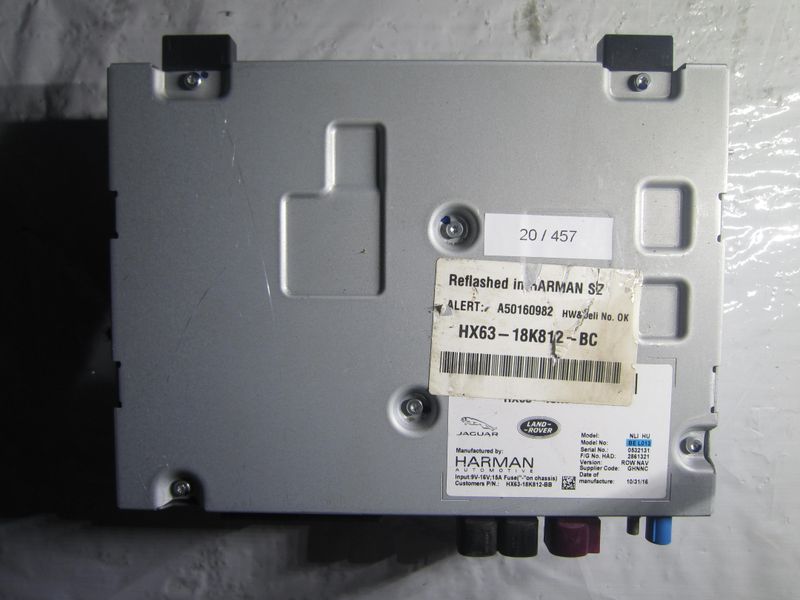 20-457 Autoradio Harman HX63-18K812-BC HX6318K812BC A50160982 BEL013   LAND ROVER  Discovery