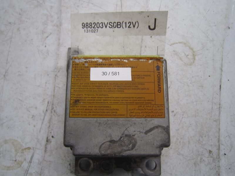 30-581 Centralina Airbag Nissan 988203VS0B       NISSAN  NOTE