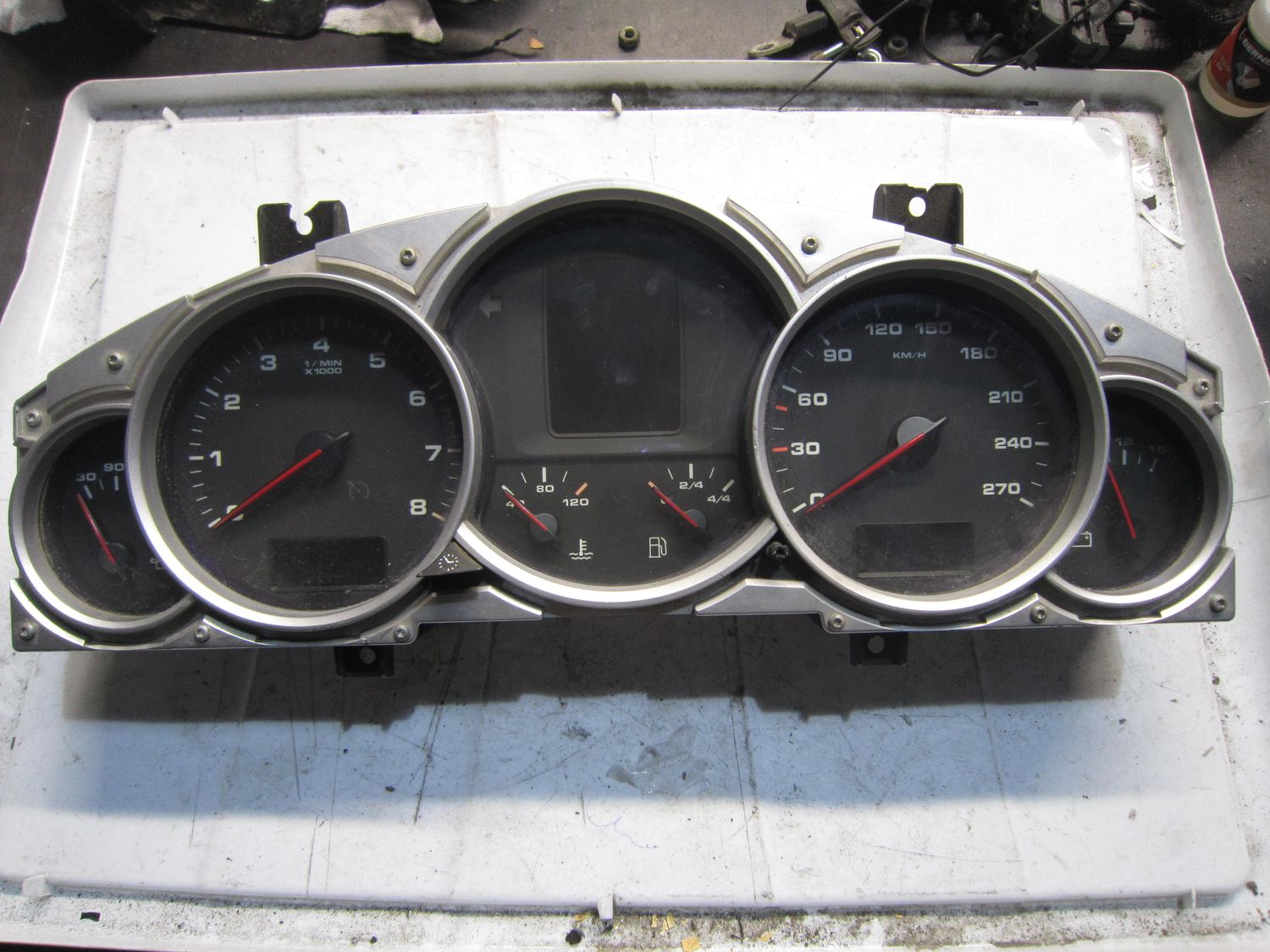40-616 Quadro Strumenti / Contachilometri Bosch 0263633528   7L5920 870D 6033 EC2145   PORSCHE Benzina CAYENNE