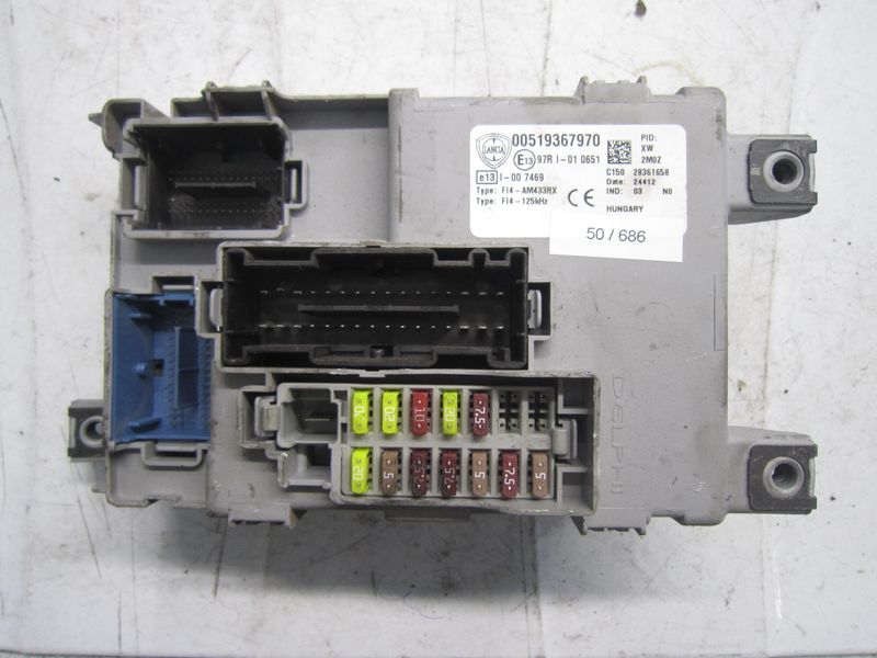 50-686 Body Computer Delphi 28361658   00519367970    LANCIA Benzina YPSILON