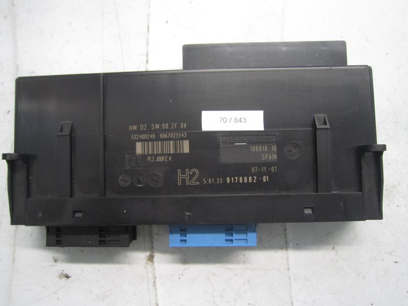 70-843 Centralina Modulo Confort Lear 532400249   6135 9176882-01 HD: D2 SW: 08.2F.0A H2 BMW  Serie 1