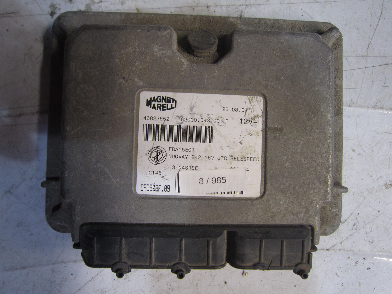 8-985 Centralina Cambio Automatico Magneti Marelli 46823652   62000.043.00  CFC 208F.09 NUOVA Y1242 16V JTD FIAT  Idea_Musa