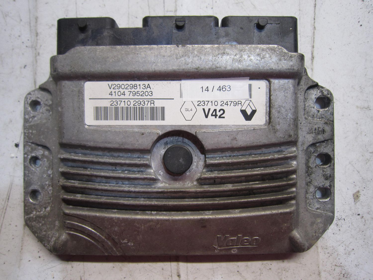14-463 Centralina Motore Valeo V29029813A   4104795203 237102937R 237102479R V42 DACIA Benzina Varie