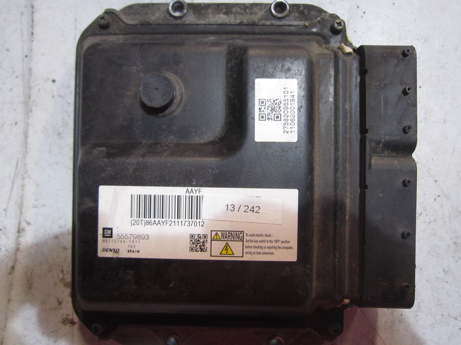 13-242 Centralina Motore Denso 55579893   MB275700-1011    OPEL Diesel ASTRA