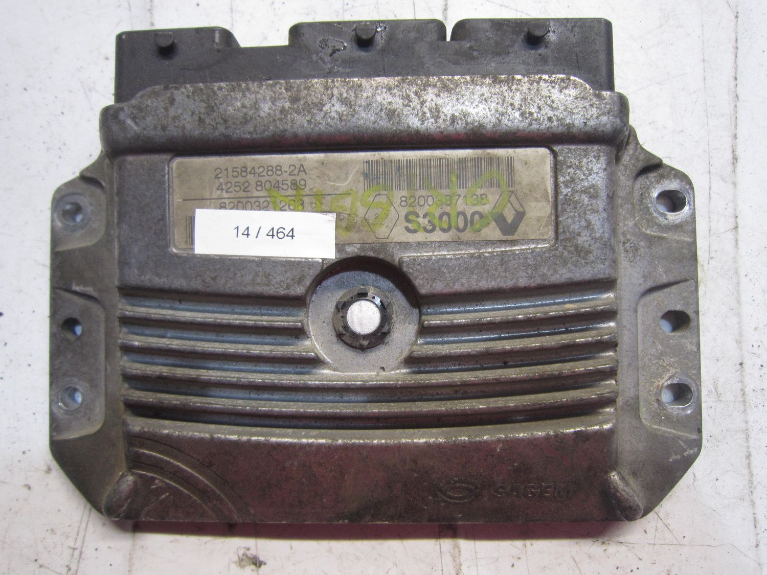 14-464 Centralina Motore Sagem 21584288-2A 215842882A 4252804589 8200321268 8200337138 S3000 RENAULT Benzina VARIE