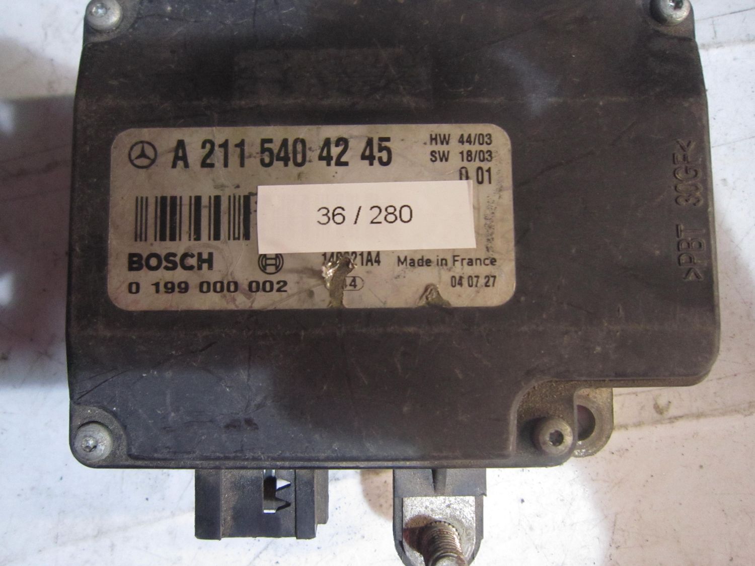 36-280 Terminale della Batteria Bosch 0 199 000 002 0199000002 A 211 540 42 45    MERCEDES  CLASSE E