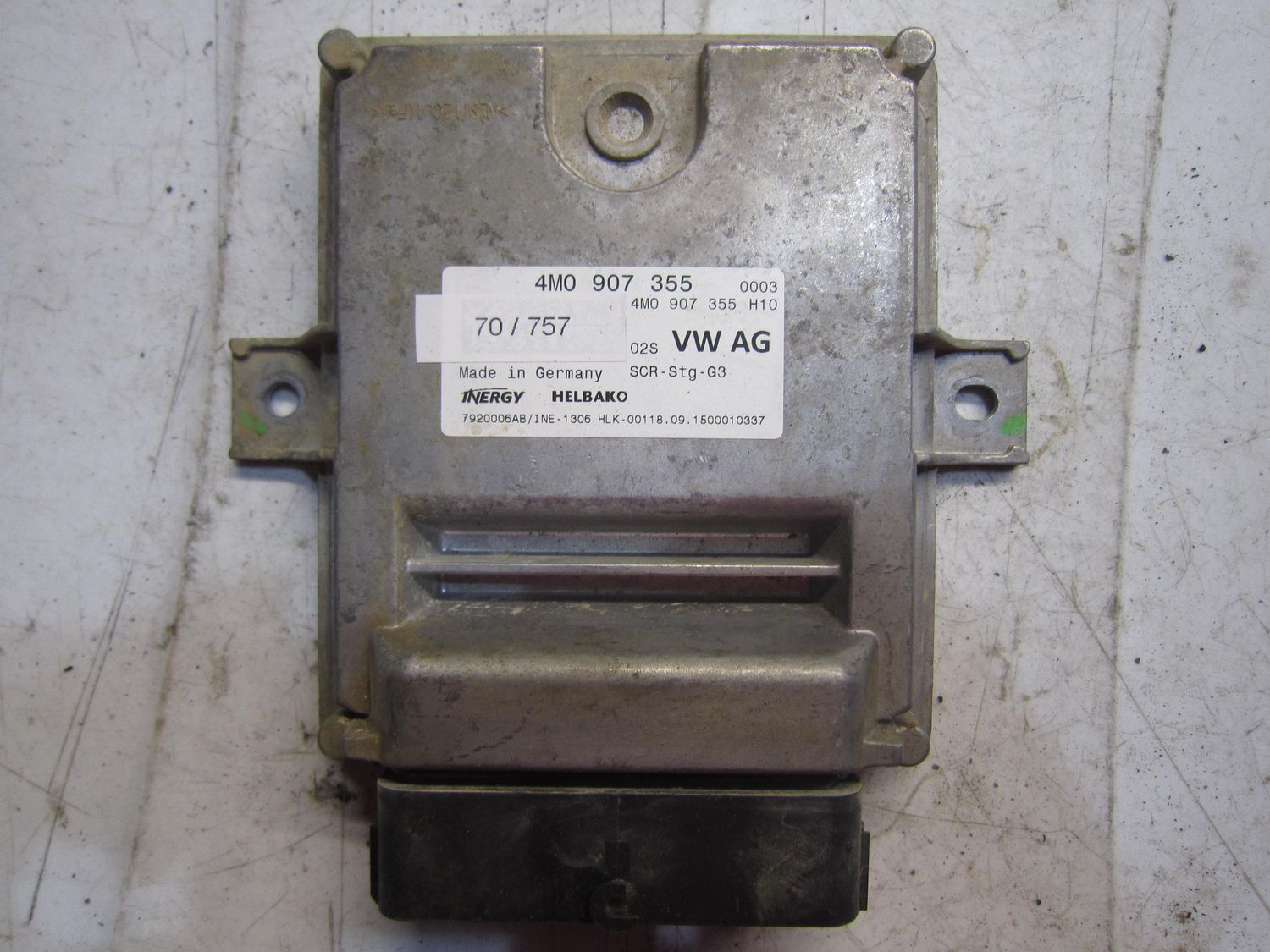 70-757 Centralina ADBlue Helbako 4M0 907 355 4M0907355 SCR-STG-G3 H10   AUDI Diesel A 4