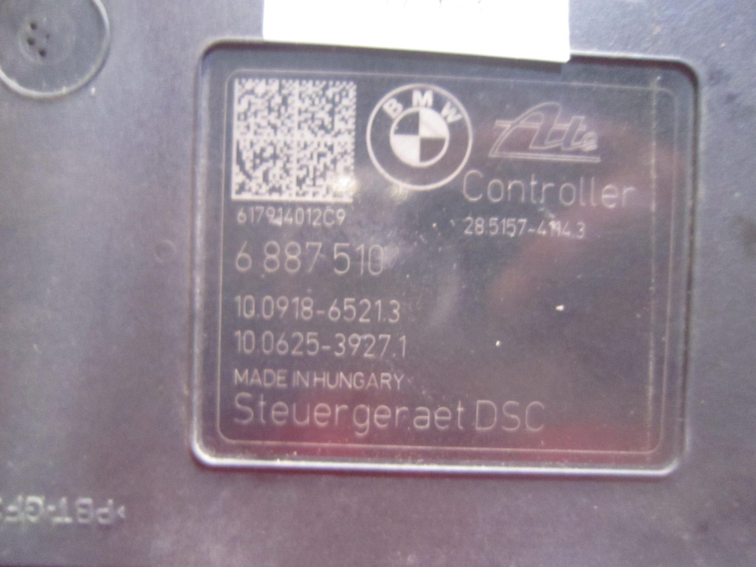 90-953 Pompa ABS Ate Controller 6 887 510 6887510 10.0918-6521.3 10.2625-3927.1 SOLO PARTE ELETTRICA  BMW  VARIE